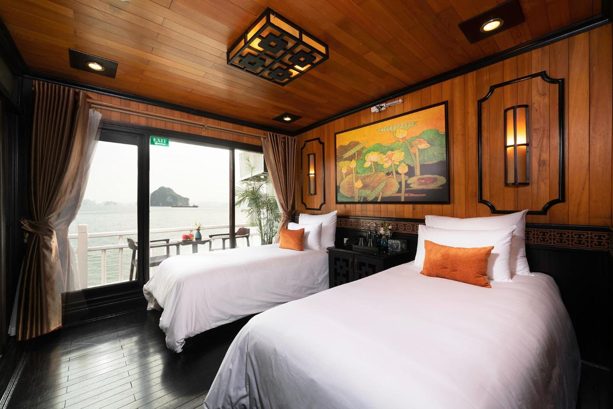 ホテル Halong Arcadia Cruise ハロン エクステリア 写真