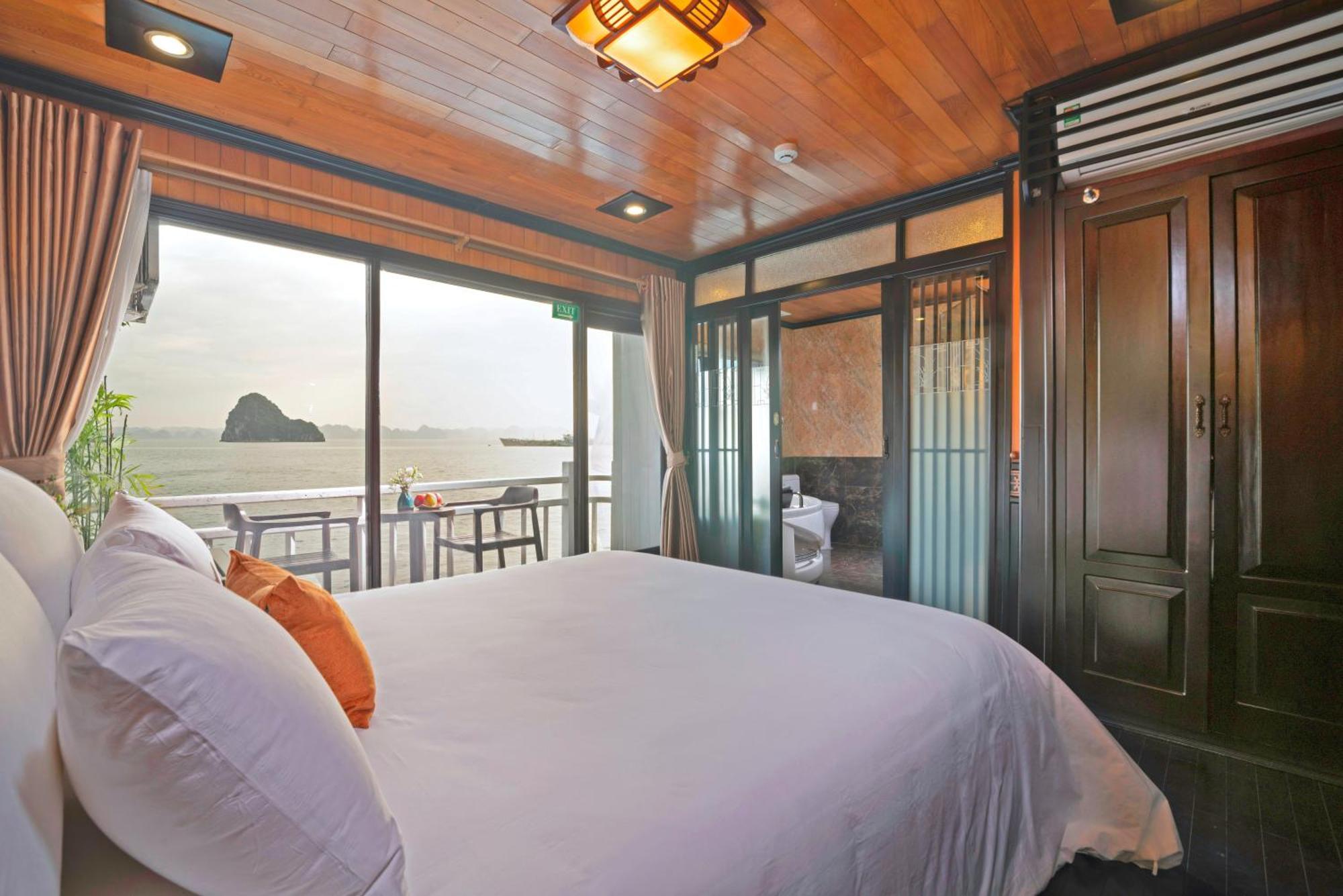 ホテル Halong Arcadia Cruise ハロン エクステリア 写真